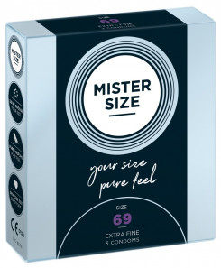 Презервативи - Mister Size 69mm pack of 3