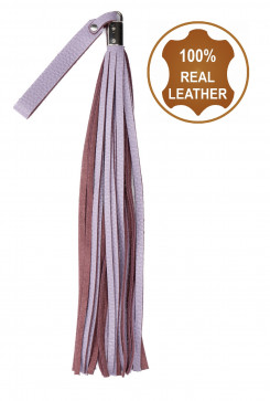 Флоггер из натуральной кожи Flirty Soft Leather - Lavender, BM-00028