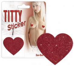 Украшение для сосков - Titty Sticker Heart