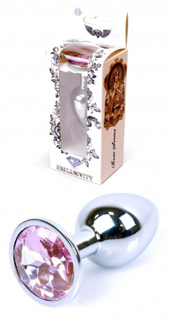 Анальная пробка Boss Series - Jewellery Silver PLUG Rose S, BS6400015