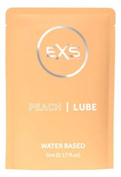 Ароматизированный универсальный гель-лубрикант EXS Peach Lube, 5 ml