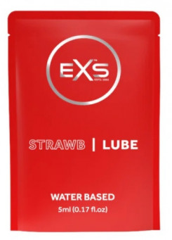 Ароматизированный универсальный гель-лубрикант EXS Strawberry Lube, 5 ml