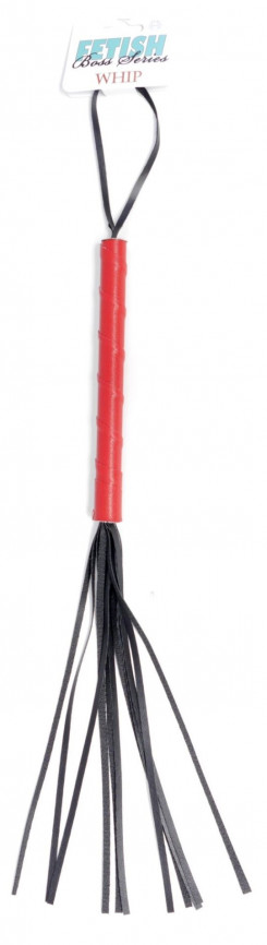 Флогер из коллекции Fetish Boss Series - Whip Red and Black (довжина 50 см), BS3300106