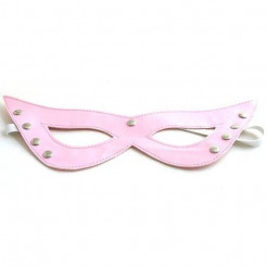 Розовая нежная маскарадная маска