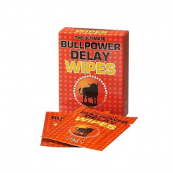 Салфетки для задержки эякуляции Bull Power Wipes 6 шт. по 2 мл.