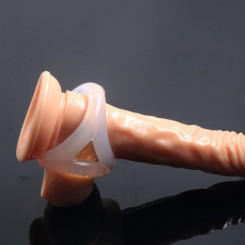 Эрекционное кольцо silicone penis and scrotum bondage 3 ring
