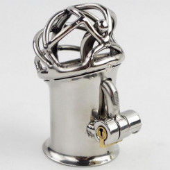 Пояс верности Stainless Steel PA Lock 6mm Glans Piercing Male Chastity Device Albert Piercing