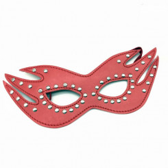 Маска Leather Cat Mask Red