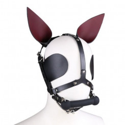 Фетиш маска кролика, кожаная маска PlayBoy