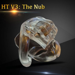Мужской пояс верности Minimal HT V3 Male Chastity Device with 4 Rings
