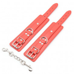 Наручники Red red multi-studded tied handcuffs