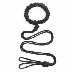 Фиксаторы new braided rope collar with long hauling rope Black