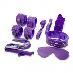 Набор для бдсм игр из 7-ми предметов с мехом фиолетовый Shades of Love