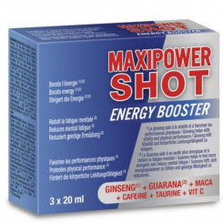 Стимулирующий препарат Maxipower Shot Energy Booster, 3x20мл