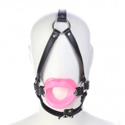 Кляп с отверстием в форме губ Bondage Mouth Gag Pink