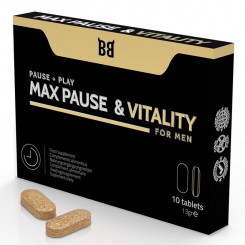 Препарат для задержки оргазма Blackbull Max Pause Vitality Retardant, 10 капсул