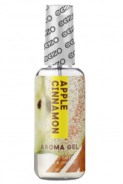 Оральный гель-лубрикант EGZO AROMA GEL - Apple Cinnamon, 50 мл