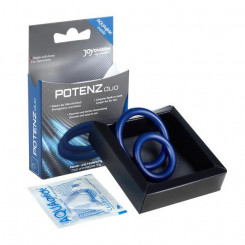 Эрекционные кольца - POTENZduo, blue, size S