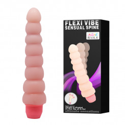 Классический вибратор - Flexi Cyber Vibe Flesh, 18,2 см