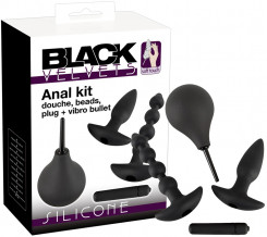 Анальные пробки - Black Velvet Anal Kit