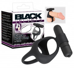 Эрекционное кольцо - Black Velvets Cock & Ball Ring