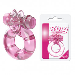 Эрекционное кольцо - Vibration and condom ring Pink