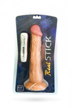 Вибратор Toyfa Realstick Nude реалистичный, 7 режимов вибрации, 22,5 см