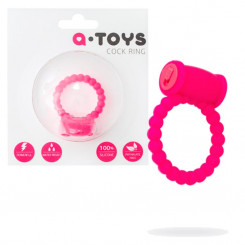 Эрекционное кольцо - A-Toys, силикон, розовый, Ø3,5 см