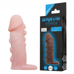 Насадка на член - Brave Men Penis Sleeve Flesh