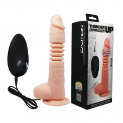 Реалистичный вибратор - Thunder Up Suction Base Vibrating Dildo Flesh