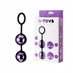 Вагинальные шарики Toyfa A-Toys, ABS пластик, фиолетовые, 14,6 см