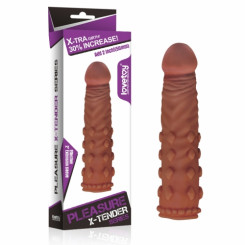 Насадка на член - Pleasure X-Tender Penis Sleeve 2", Brown