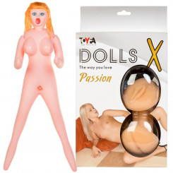 Лялька надувна Olivia Toyfa Dolls-X Passion, блондинка, кібер вставка: вагіна-анус