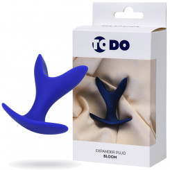 Расширяющая анальная пробка ToDo By Toyfa Bloom, силикон, синяя, 8,5 см, ø 4,5 см