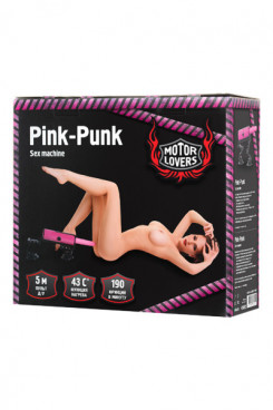 Секс-машина Pink-Punk, Motorlovers, ABS, розовый, 36 см