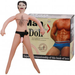 Секс лялька - Big Man Doll With Vibrating Realistic Dildo 6 "Strap-On