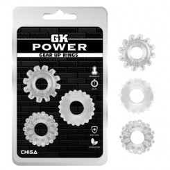 Ерекційні кільця - GK Power Gear Up Rings Clear