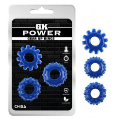 Ерекційні кільця - GK Power Gear Up Rings Blue