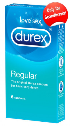 Презервативы - Durex Regular, 6 шт.