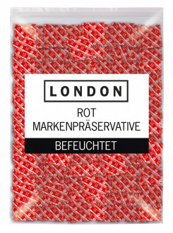 Презервативы - London Red Condoms 1000 шт. с ароматом клубники