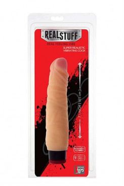 Вибратор - RealStuff 7 inch Vibrator Flesh