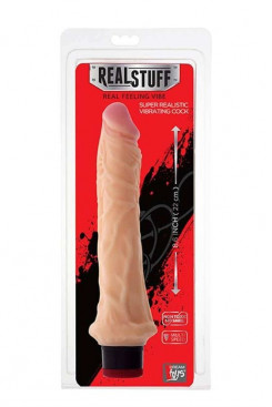 Вибратор RealStuff 8.6 inch Vibrator Flesh