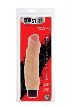 Вибратор RealStuff 8 inch Vibrator Flesh