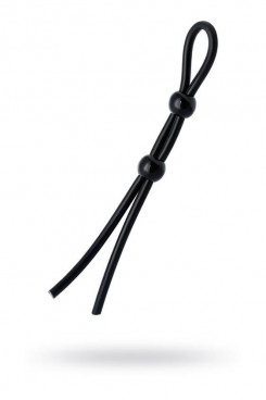 Эрекционная петля - Lasso: 2 beads, silicone, 19,5 cm