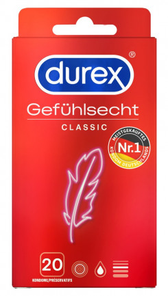 Durex Gefuhlsecht Classic 10pcs