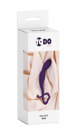 Анальная пробка ToDo by Toyfa Wlap, силикон, фиолетовая