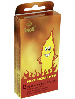 Презервативы - Amor Hot Moments, 12 шт.