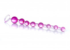 Анальная цепочка - Boss Jelly Anal Beads Pink