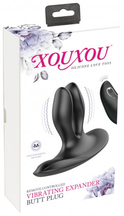 Анальна пробка - XouXou Vibrating Expander Butt Plug