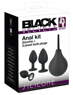 Набір анальних пробок - Black Velvets Anal Kit